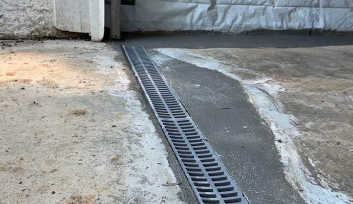 Entryway Drainage Installation in Nashville and Murfreesboro