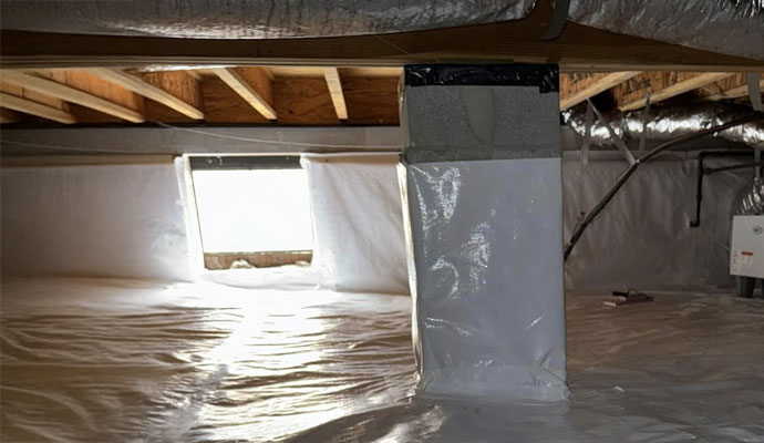 Crawl Space Dehumidifier for Humidity Control
