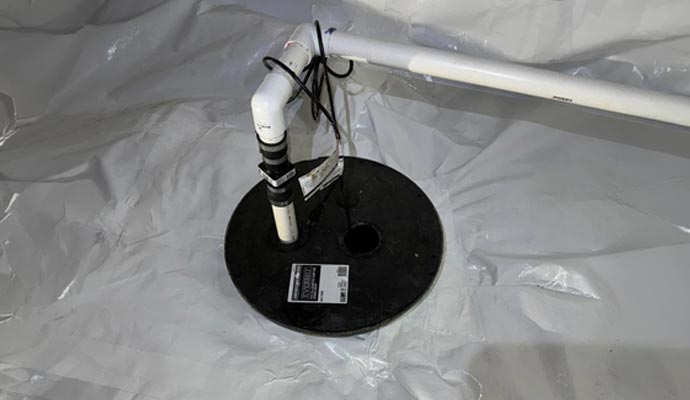 Crawl space sump pump services