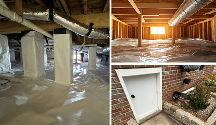 Critical Areas for Crawl Space Sealing and Moisture Control