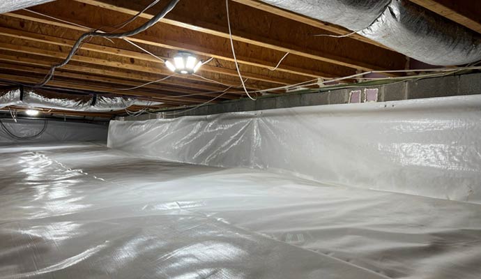 Crawl space sealing