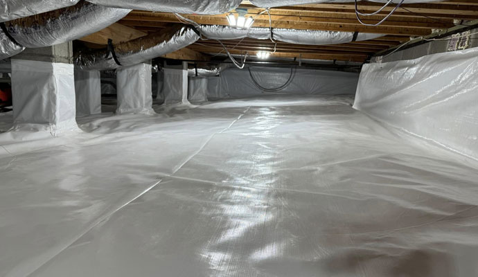  Encapsulated crawl space