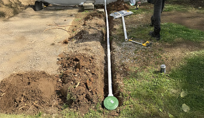 Exterior drainage system