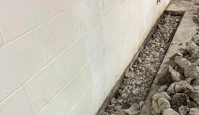 Exterior drainage system