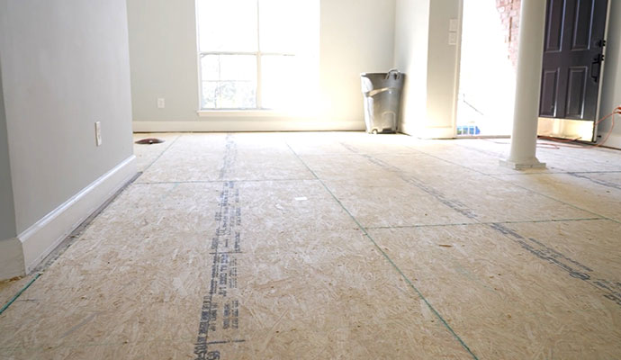 Floor install service