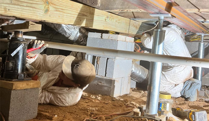 Push Pier Installation in Nashville and Murfreesboro