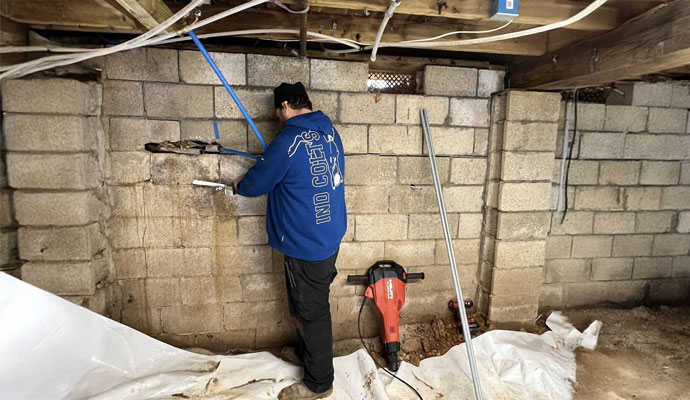 Foundation Wall Repair for Cracks & Bowing