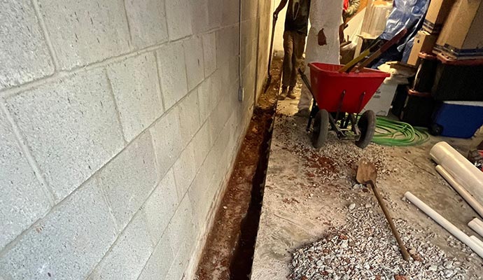 French Drain Installation in Nashville and Murfreesboro