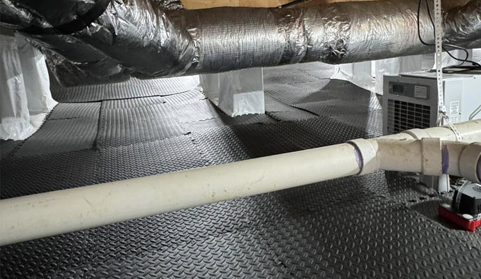 Ventilated crawl space